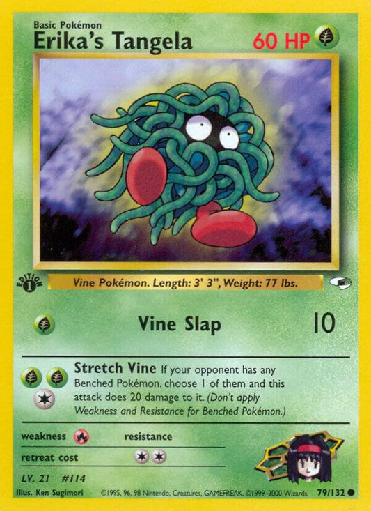 Pokemon Erika's Tangela 79/132 Gym Heroes