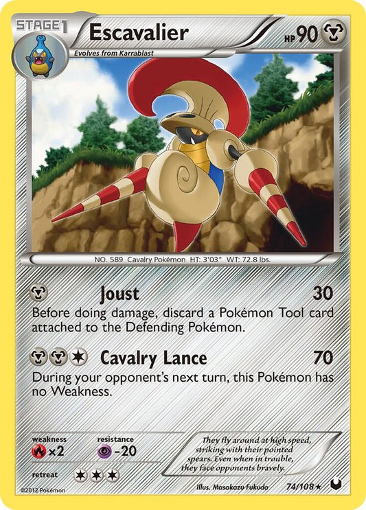 Pokemon Escavalier 74/108 Dark Explorers