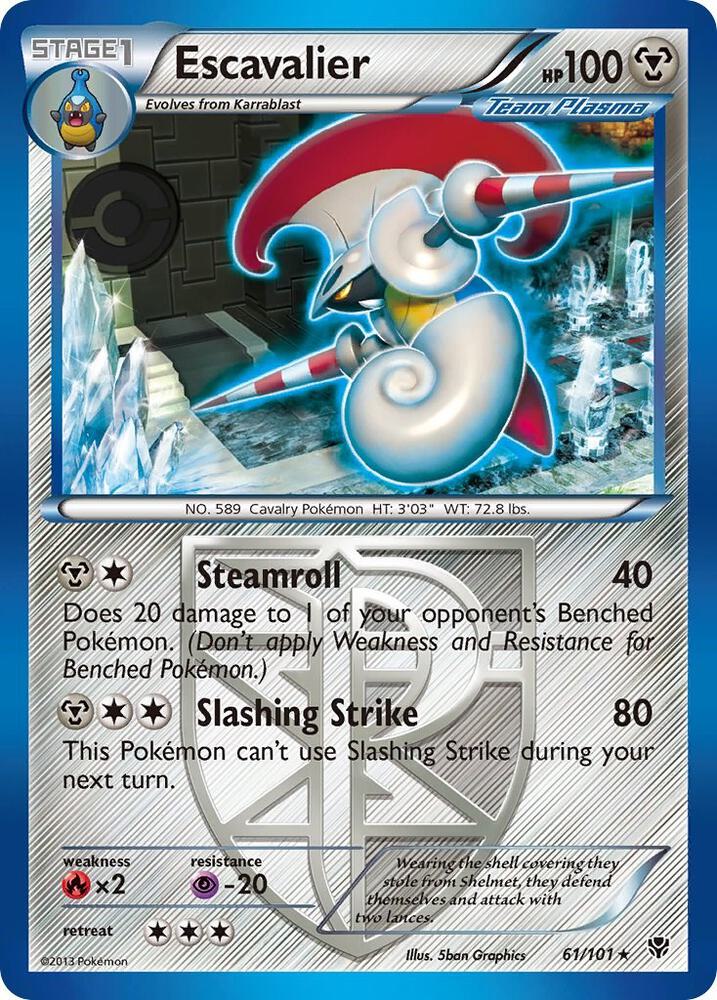 Pokemon Escavalier 61/101 Plasma Blast