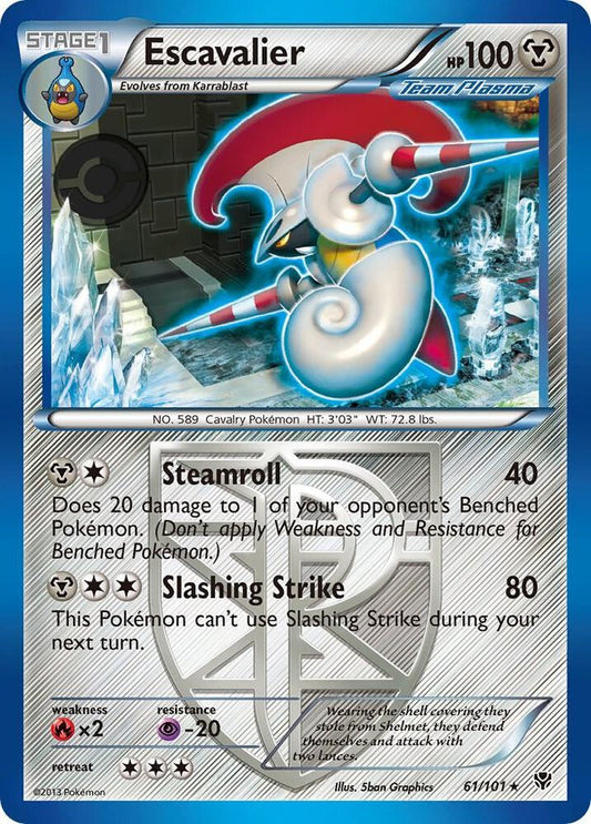 Pokemon Escavalier 61/101 Plasma Blast