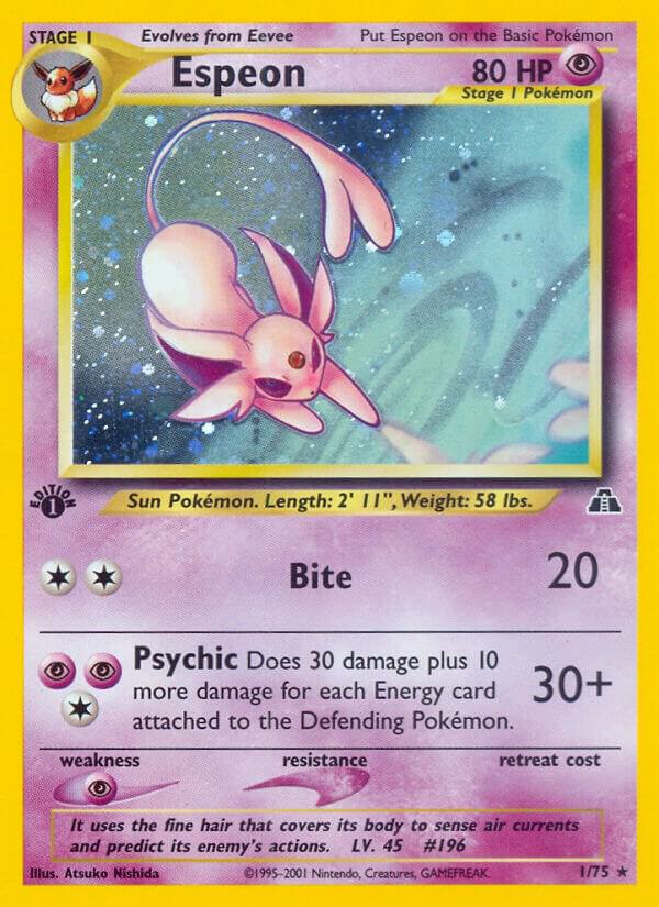 Pokemon Espeon 1/75 Neo Discovery
