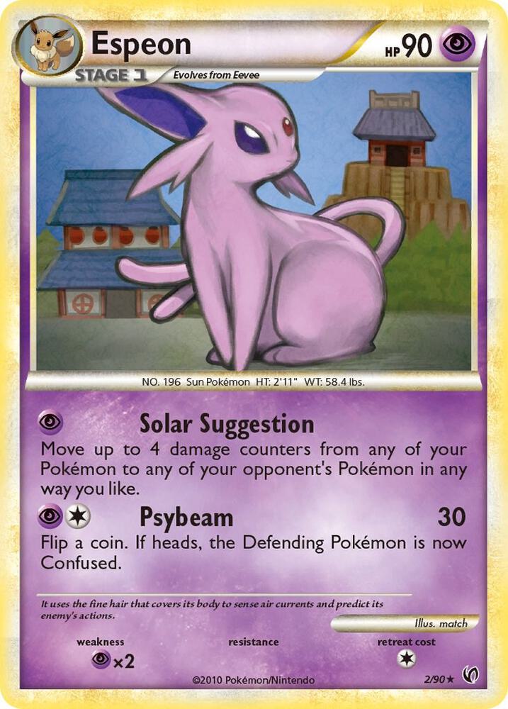 Pokemon Espeon 2/90 Undaunted
