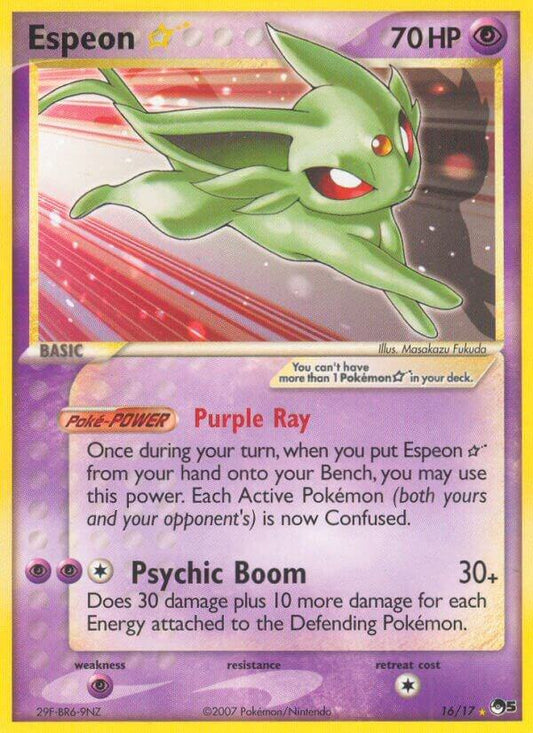 Pokemon Espeon ⭐ 16/17 POP Series 5