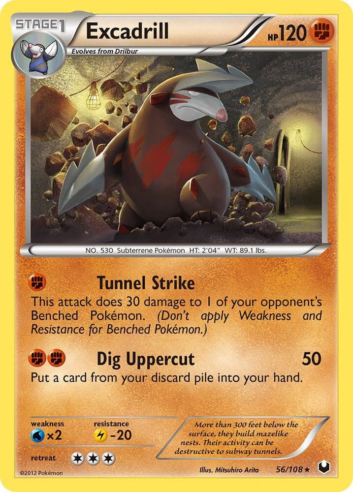 Pokemon Excadrill 56/108 Dark Explorers