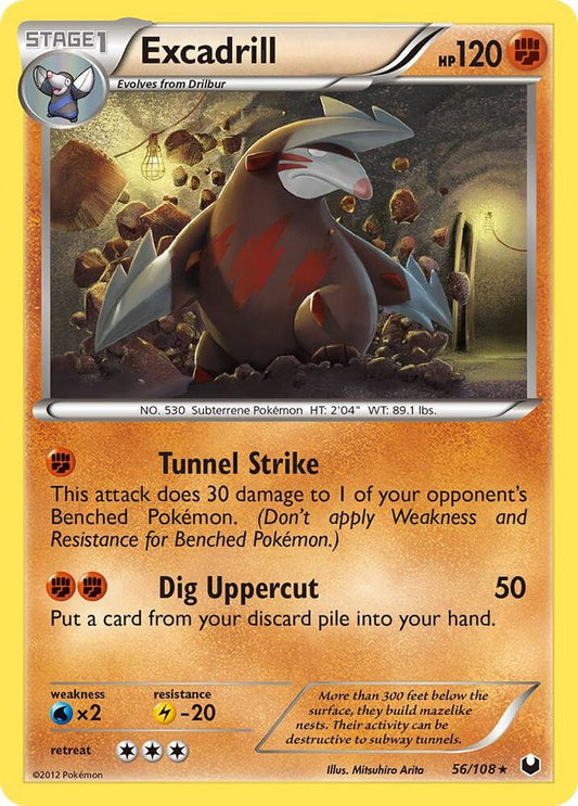 Pokemon Excadrill 56/108 Dark Explorers