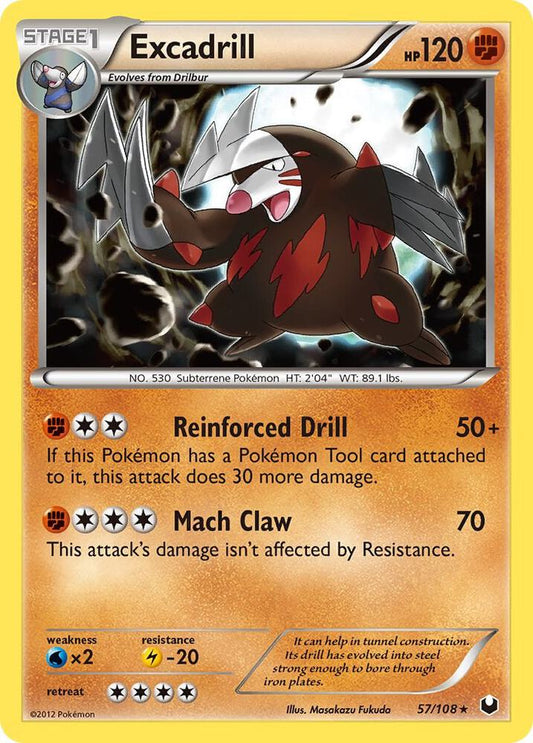 Pokemon Excadrill 57/108 Dark Explorers