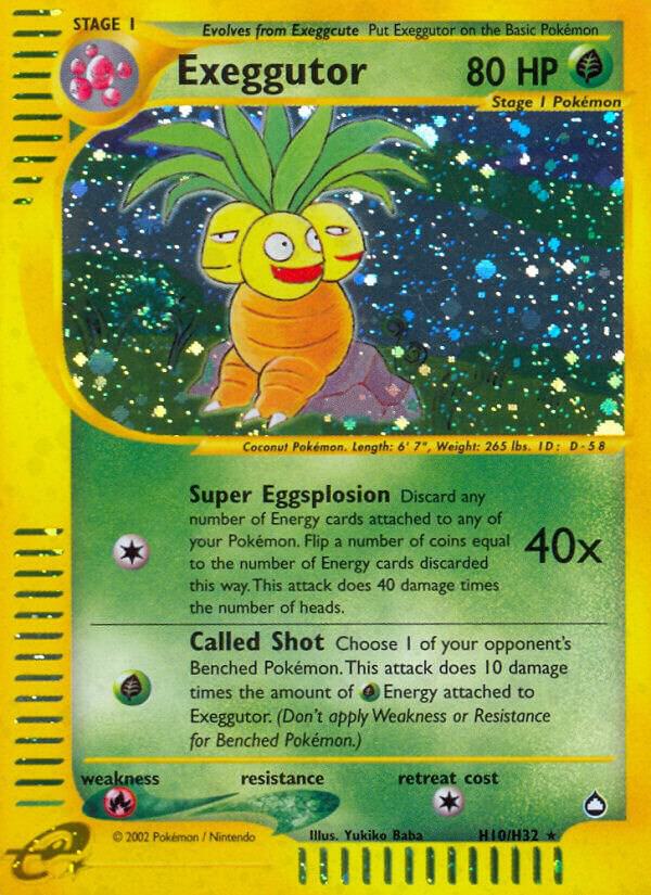 Pokemon Exeggutor H10/147 Aquapolis