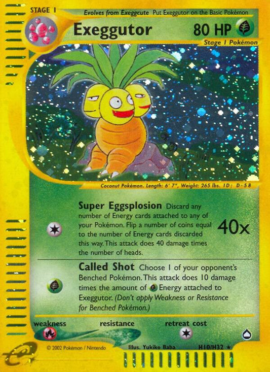 Pokemon Exeggutor H10/147 Aquapolis