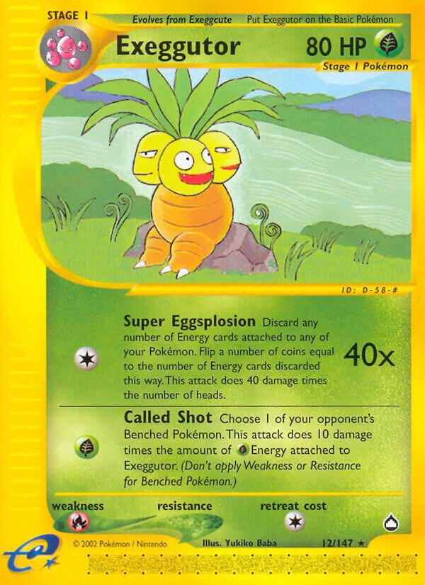 Pokemon Exeggutor 12/147 Aquapolis