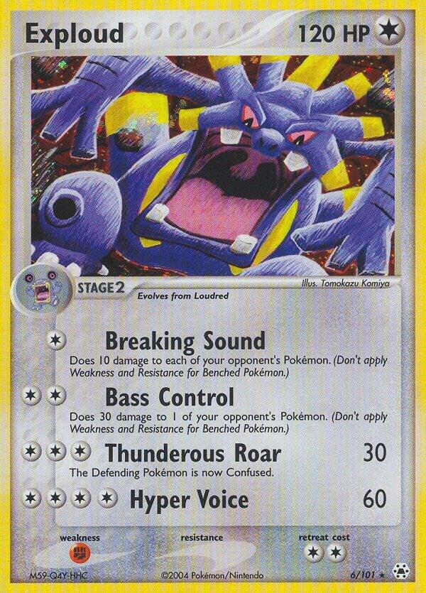 Pokemon Exploud 6/101 Hidden Legends