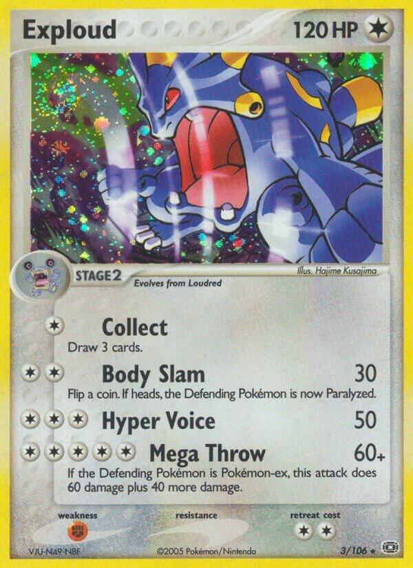 Pokemon Exploud 3/106 Emerald