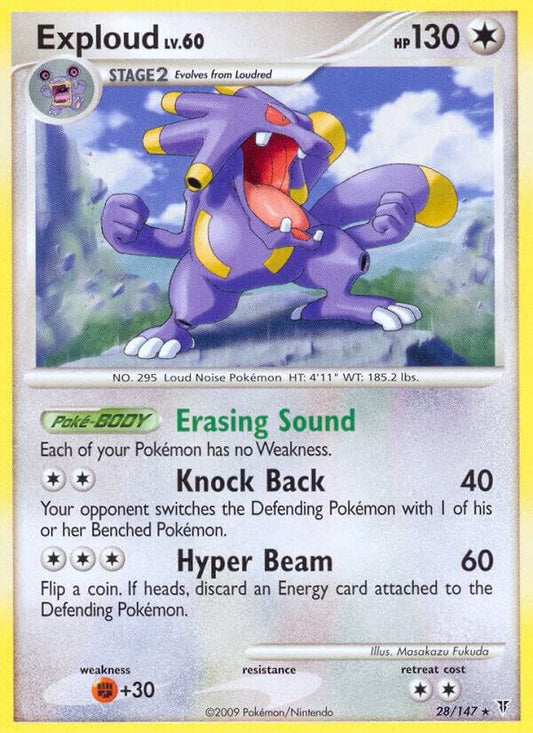 Pokemon Exploud 28/147 Supreme Victors