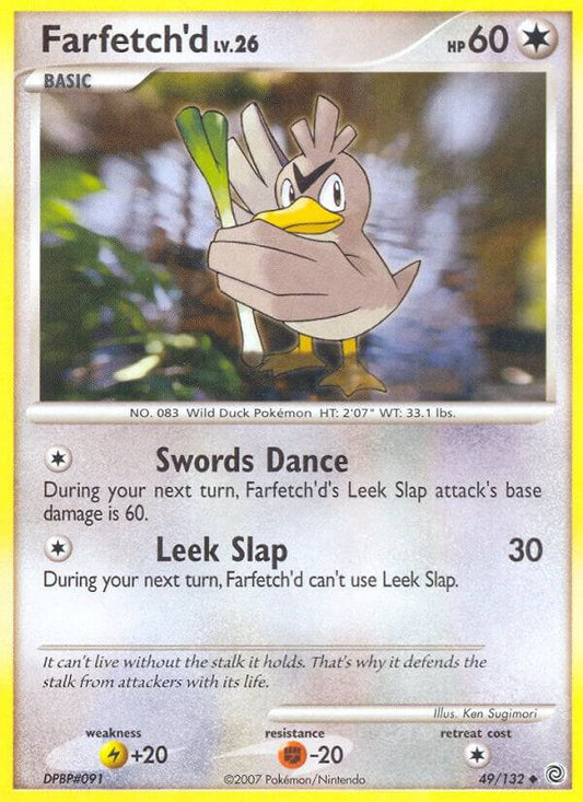 Pokemon Farfetch'd 49/132 Secret Wonders