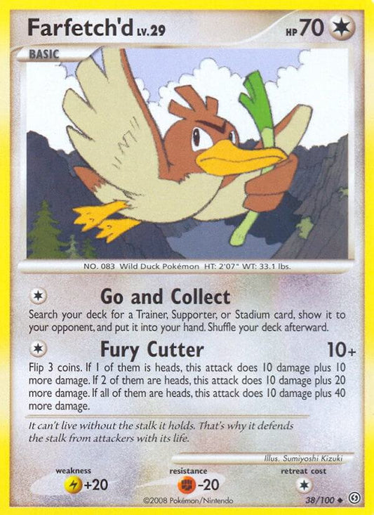 Pokemon Farfetch'd 38/100 Stormfront