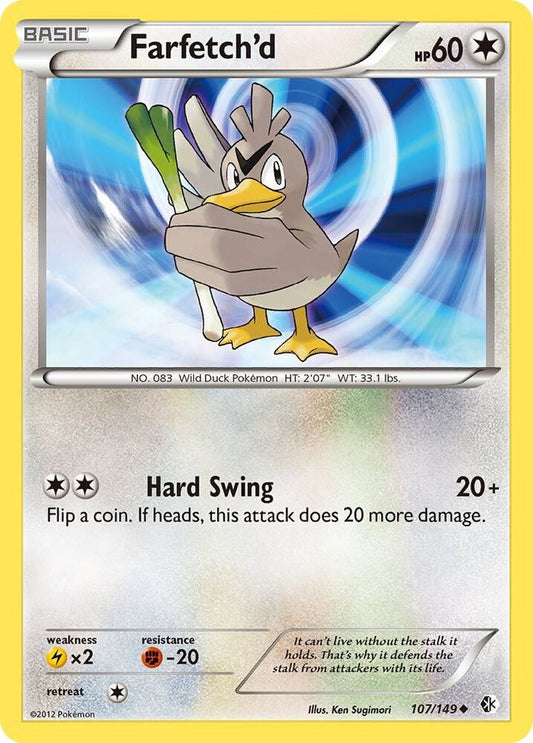 Pokemon Farfetch'd 107/149 Boundaries Crossed