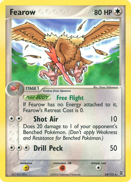 Pokemon Fearow 24/112 FireRed & LeafGreen