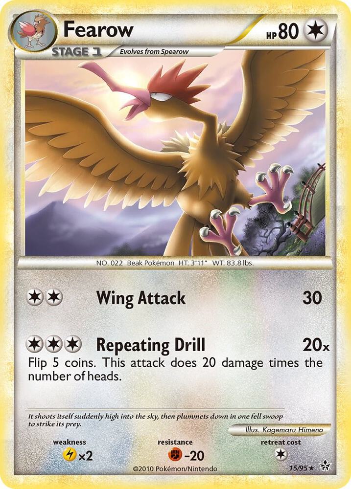 Pokemon Fearow 15/95 Unleashed