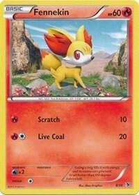 Pokemon Fennekin 8/39 Kalos Starter Set