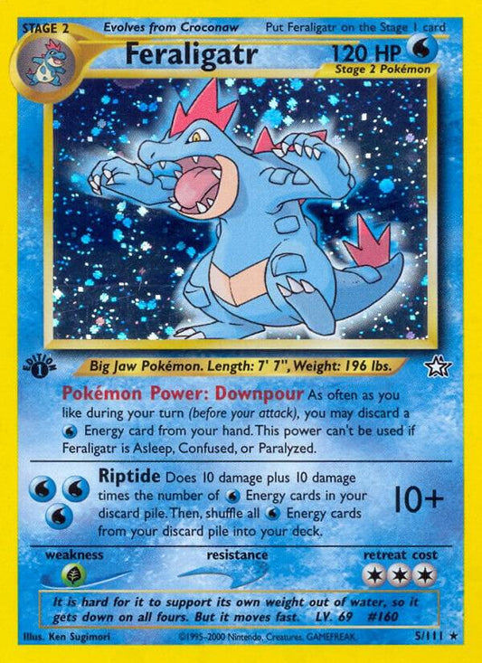 Pokemon Feraligatr # 5 Neo Genesis