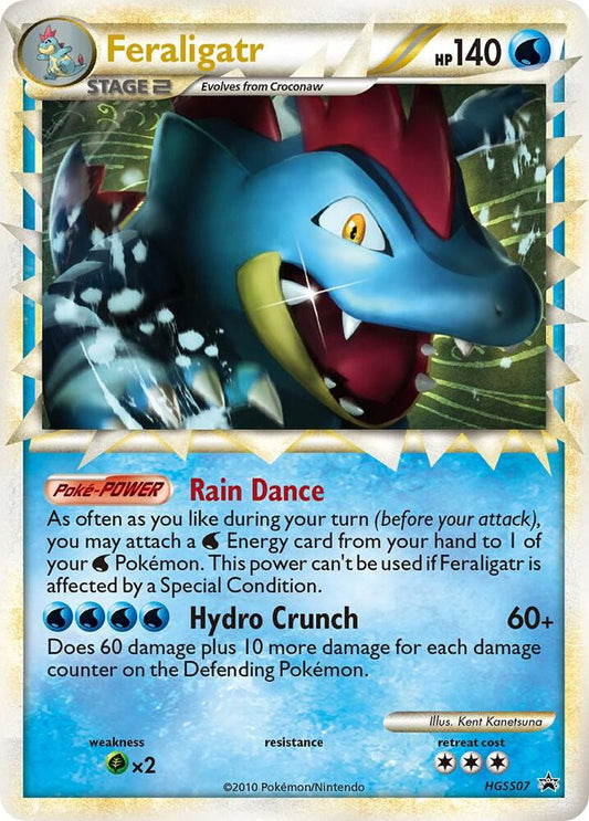 Pokemon Feraligatr HGSS07 HGSS Black Star Promos