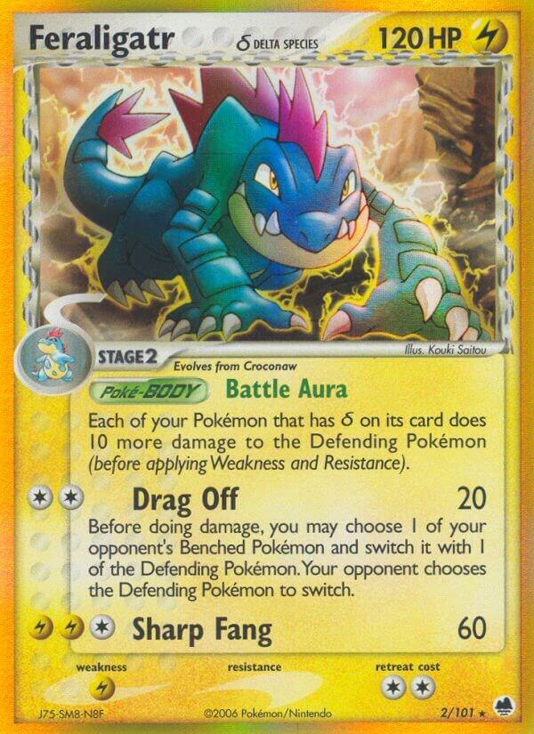 Pokemon Feraligatr δ 2/101 Dragon Frontiers