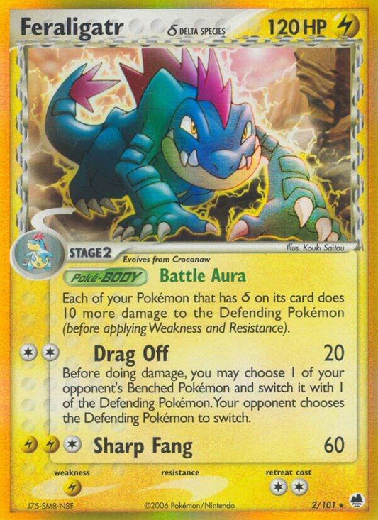 Pokemon Feraligatr δ 2/101 Dragon Frontiers