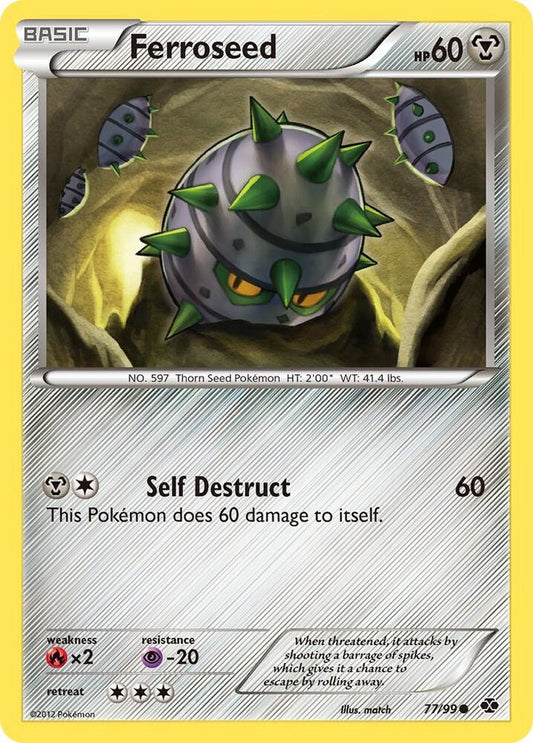 Pokemon Ferroseed 77/99 Next Destinies