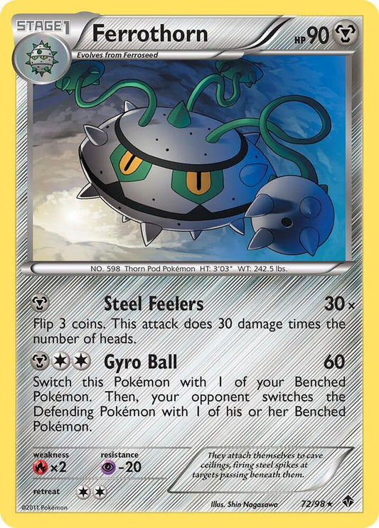Pokemon Ferrothorn 72/98 Emerging Powers