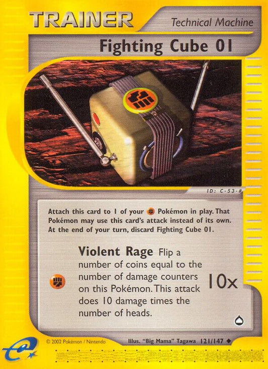 Pokemon Fighting Cube 01 121/147 Aquapolis