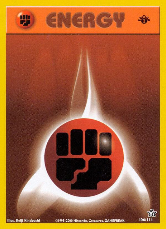 Pokemon Fighting Energy # 106 Neo Genesis