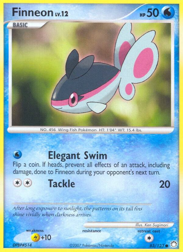 Pokemon Finneon 83/123 Mysterious Treasures