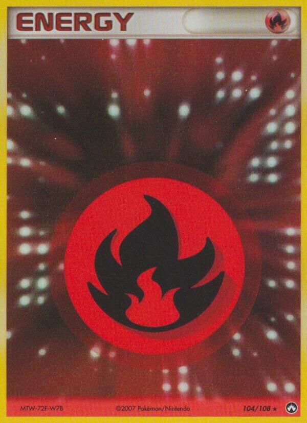 Pokemon Fire Energy 104/108 Power Keepers