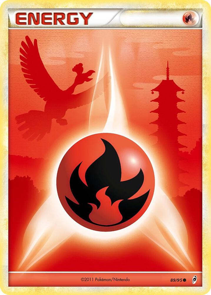 Pokemon Fire Energy 89/95 Call of Legends