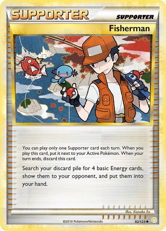 Pokemon Fisherman 92/123 HeartGold & SoulSilver