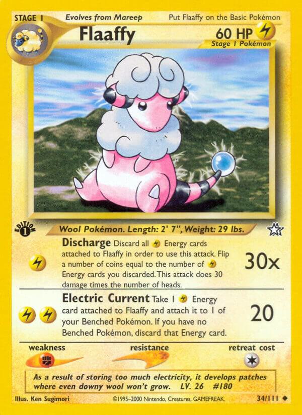 Pokemon Flaaffy # 34 Neo Genesis