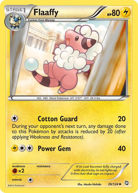 Pokemon Flaaffy 39/124 Dragons Exalted
