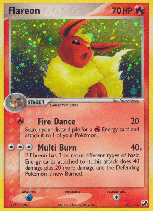 Pokemon Flareon 5/115 Unseen Forces