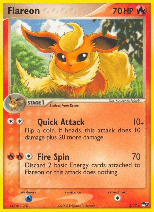 Pokemon Flareon 2/17 POP Series 3