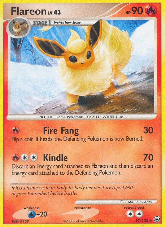 Pokemon Flareon 19/100 Majestic Dawn