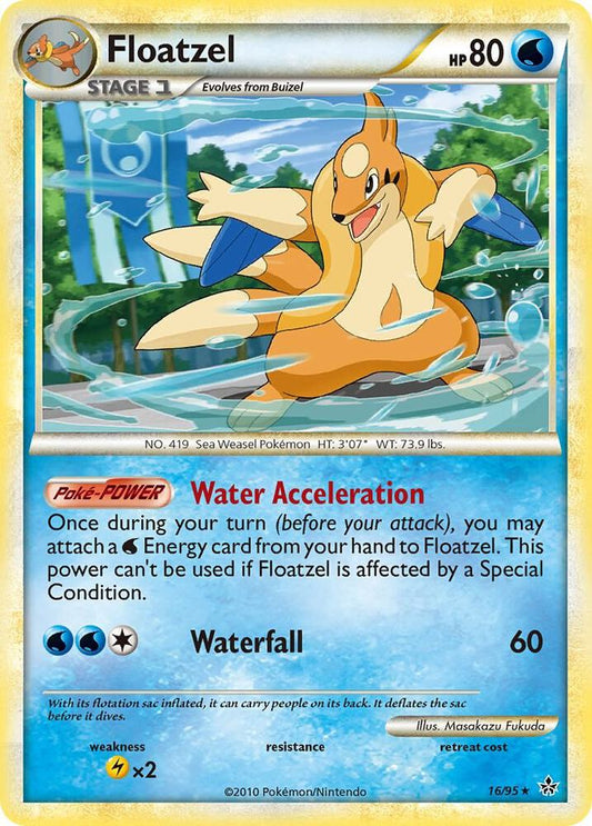 Pokemon Floatzel 16/95 Unleashed