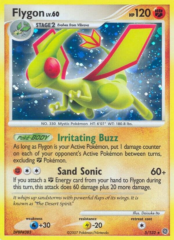 Pokemon Flygon 5/132 Secret Wonders