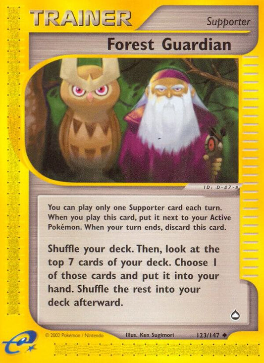 Pokemon Forest Guardian 123/147 Aquapolis