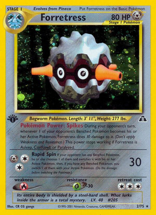 Pokemon Forretress 2/75 Neo Discovery