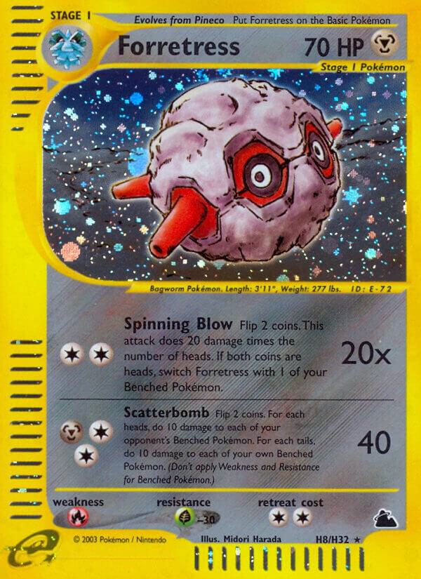 Pokemon Forretress H8/144 Skyridge