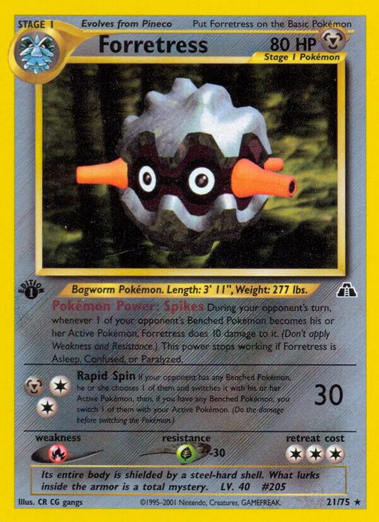 Pokemon Forretress 21/75 Neo Discovery