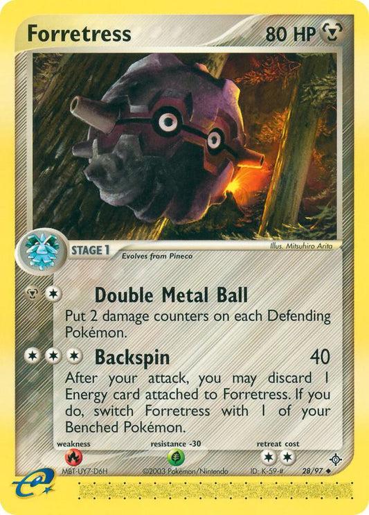 Pokemon Forretress 28/100 Dragon