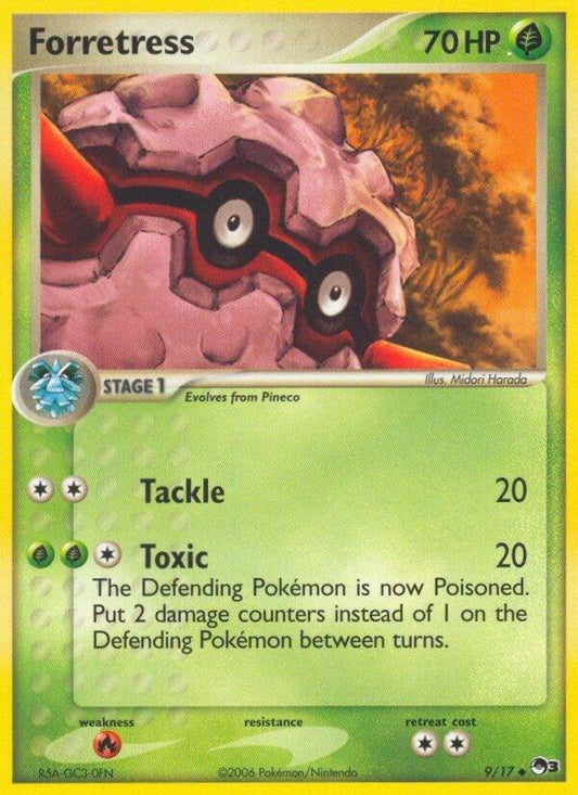 Pokemon Forretress 9/17 POP Series 3