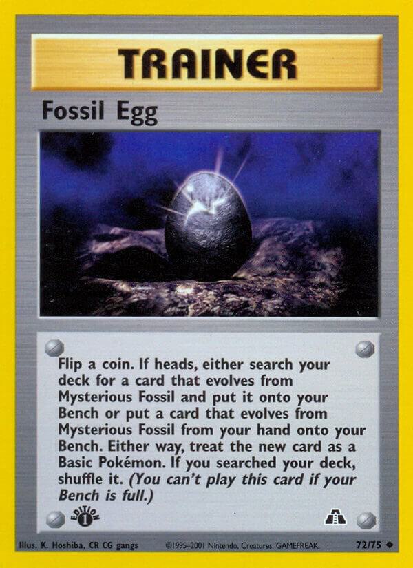 Pokemon Fossil Egg 72/75 Neo Discovery
