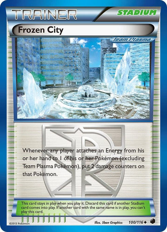 Pokemon Frozen City 100/116 Plasma Freeze
