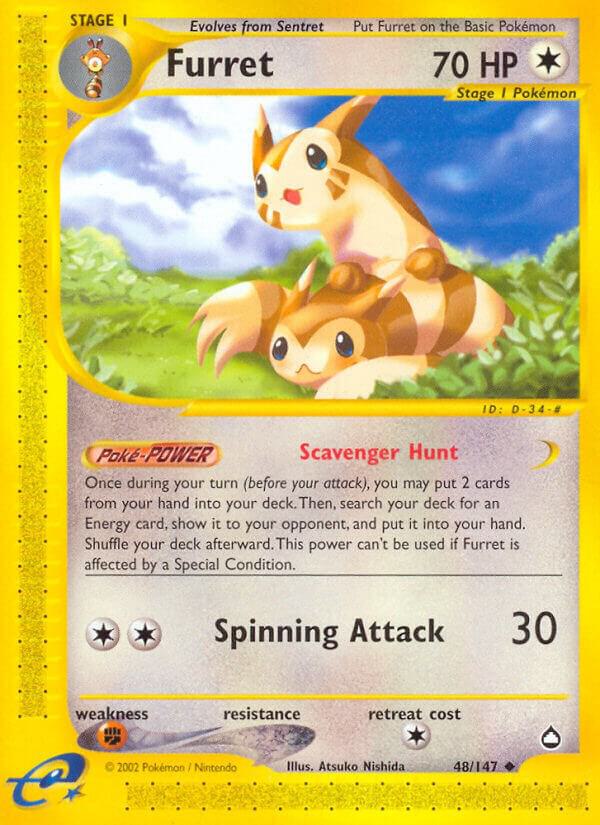 Pokemon Furret 48/147 Aquapolis